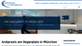 What Arztpraxis-regerplatz.de website looked like in 2018 (5 years ago)