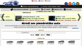 What Autoabc.lv website looked like in 2018 (5 years ago)