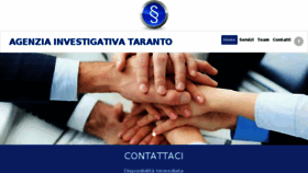 What Agenziainvestigativataranto.it website looked like in 2018 (5 years ago)