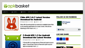 What Apkbasket.net website looked like in 2018 (5 years ago)