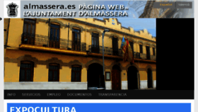 What Almassera.es website looked like in 2018 (5 years ago)