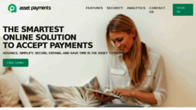 What Assetpayments.com website looked like in 2018 (5 years ago)