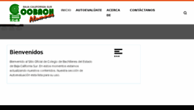 What Alumnos.cobachbcs.edu.mx website looked like in 2018 (5 years ago)