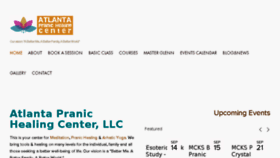 What Atlpranichealing.com website looked like in 2018 (5 years ago)