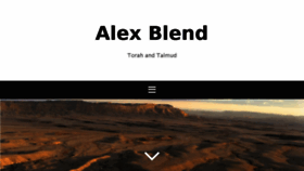 What Alexblend.net website looked like in 2018 (5 years ago)