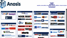 What Anosis.gr website looked like in 2018 (5 years ago)