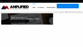 What Amplifiedmarketing.co.za website looked like in 2018 (5 years ago)