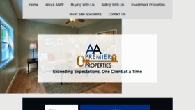 What Aapremierproperties.com website looked like in 2018 (5 years ago)