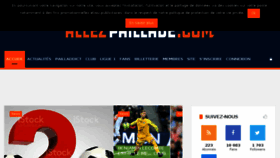 What Allezpaillade.com website looked like in 2018 (5 years ago)