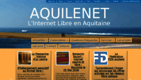 What Aquilenet.fr website looked like in 2018 (5 years ago)