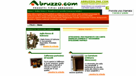 What Abruzzo.com website looked like in 2018 (5 years ago)