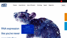 What Acdbio.com website looked like in 2018 (5 years ago)