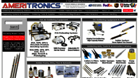 What Ameritronics.com website looked like in 2018 (5 years ago)
