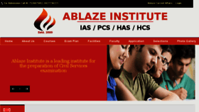 What Ablazeias.com website looked like in 2018 (5 years ago)
