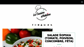 What Adeline-cuisine.fr website looked like in 2018 (5 years ago)
