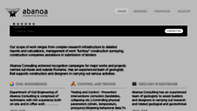 What Abanoa.com website looked like in 2018 (5 years ago)