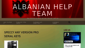 What Albanianhelpteam.wordpress.com website looked like in 2018 (5 years ago)