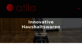 What Atila-gmbh.de website looked like in 2018 (5 years ago)
