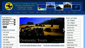 What Angkasatour.com website looked like in 2018 (5 years ago)