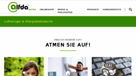 What Alfda.de website looked like in 2018 (5 years ago)