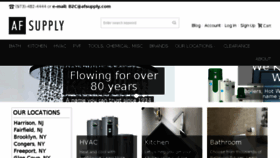 What Afsupply.com website looked like in 2018 (5 years ago)