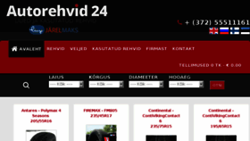 What Autorehvid24.ee website looked like in 2018 (5 years ago)