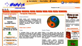What Akwavita.com.br website looked like in 2018 (5 years ago)