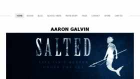 What Aarongalvin.com website looked like in 2018 (5 years ago)