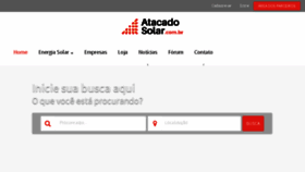 What Atacadosolar.com.br website looked like in 2018 (5 years ago)