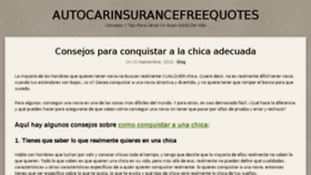 What Autocarinsurancefreequotes.com website looked like in 2018 (5 years ago)