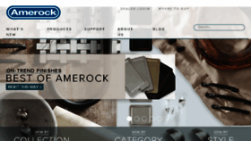 What Amerock.com website looked like in 2018 (5 years ago)