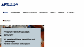 What Aft-group.de website looked like in 2018 (5 years ago)