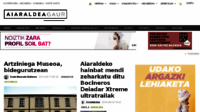 What Aiaraldea.eus website looked like in 2018 (5 years ago)