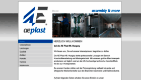 What Aeplast.com website looked like in 2018 (5 years ago)