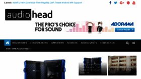 What Audio-head.com website looked like in 2018 (5 years ago)