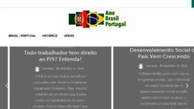 What Anobrasilportugal.com.br website looked like in 2018 (5 years ago)