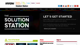 What Arrowsolutionstation.co.uk website looked like in 2018 (5 years ago)