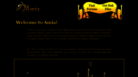 What Amiaworld.net website looked like in 2018 (5 years ago)