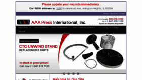 What Aaapress.com website looked like in 2018 (5 years ago)