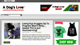 What Adogslove.com website looked like in 2018 (5 years ago)