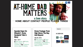 What Athomedadmatters.com website looked like in 2018 (5 years ago)