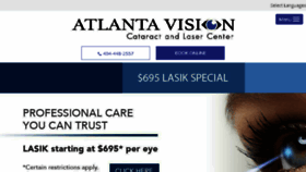 What Atlantavisioncenter.com website looked like in 2018 (5 years ago)