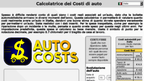 What Autocosti.info website looked like in 2018 (5 years ago)