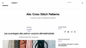 What Abc-cross-stitch-patterns.com website looked like in 2018 (5 years ago)