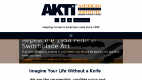 What Akti.org website looked like in 2018 (5 years ago)