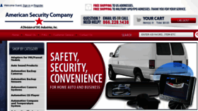 What Americansecurityco.com website looked like in 2018 (5 years ago)