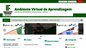 What Ava2.ifma.edu.br website looked like in 2018 (5 years ago)