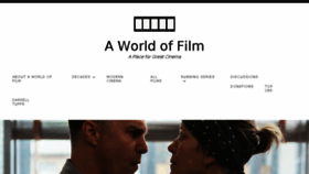 What Aworldoffilm.com website looked like in 2018 (5 years ago)