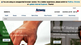 What Amwayapps.com.au website looked like in 2018 (5 years ago)