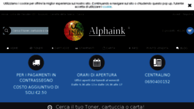 What Alphaink.it website looked like in 2018 (5 years ago)